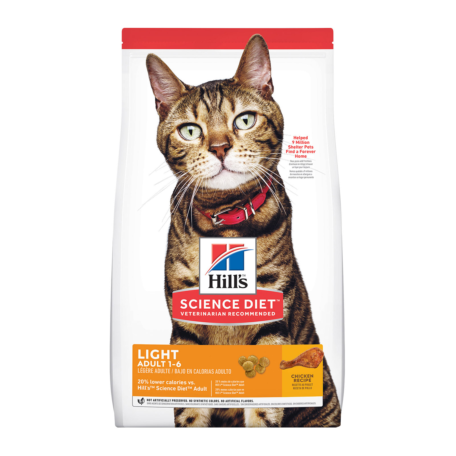 Hill's Science Diet Adult Light Chicken Dry Cat Food