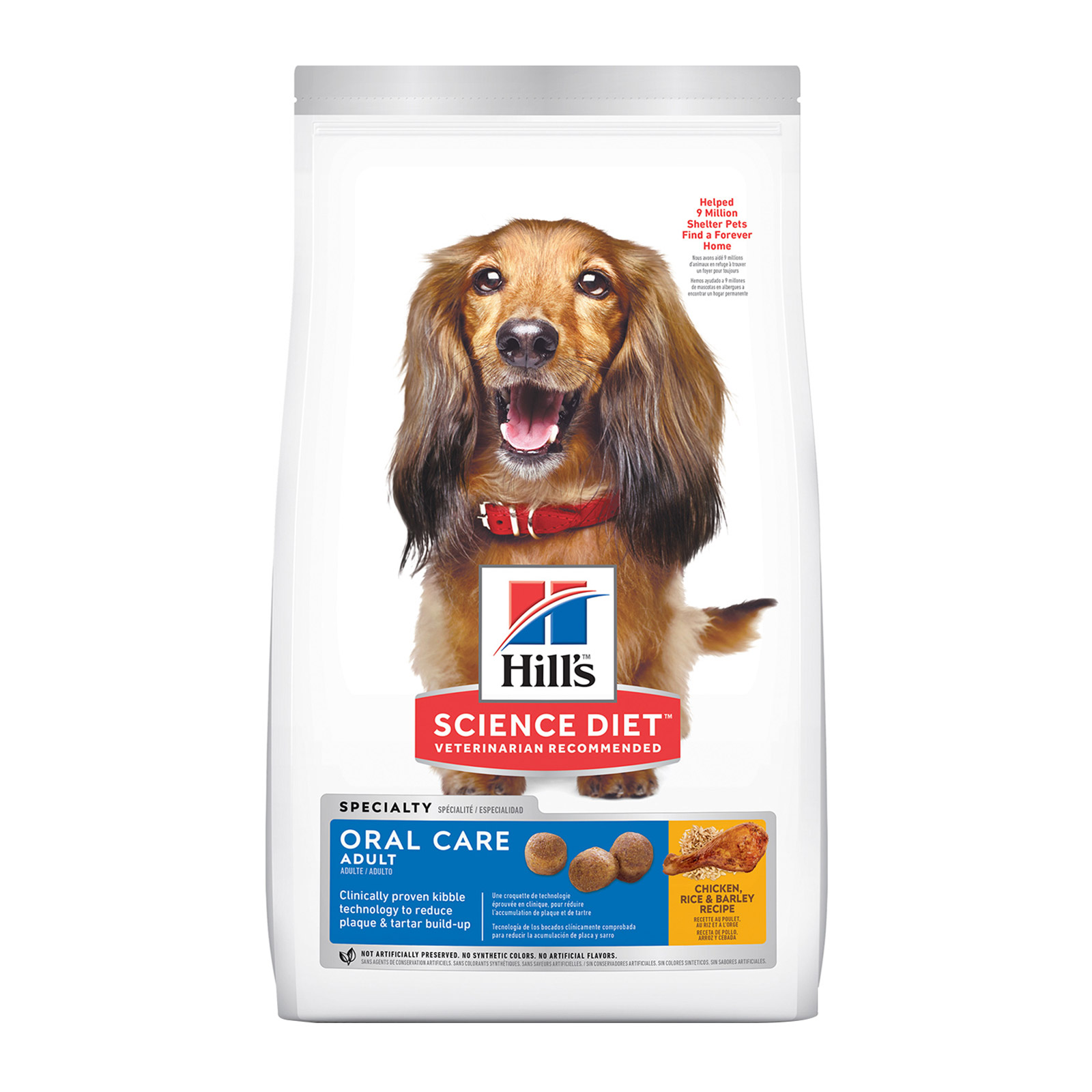 Hill's Science Diet Adult Oral Care Chicken, Rice & Barley Dry Dog Food