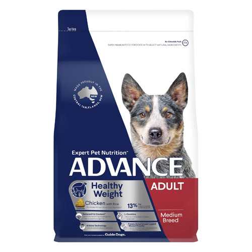 Advance Healthy Weight Adult Medium Breed Dog Dry Food (Chicken & Rice)