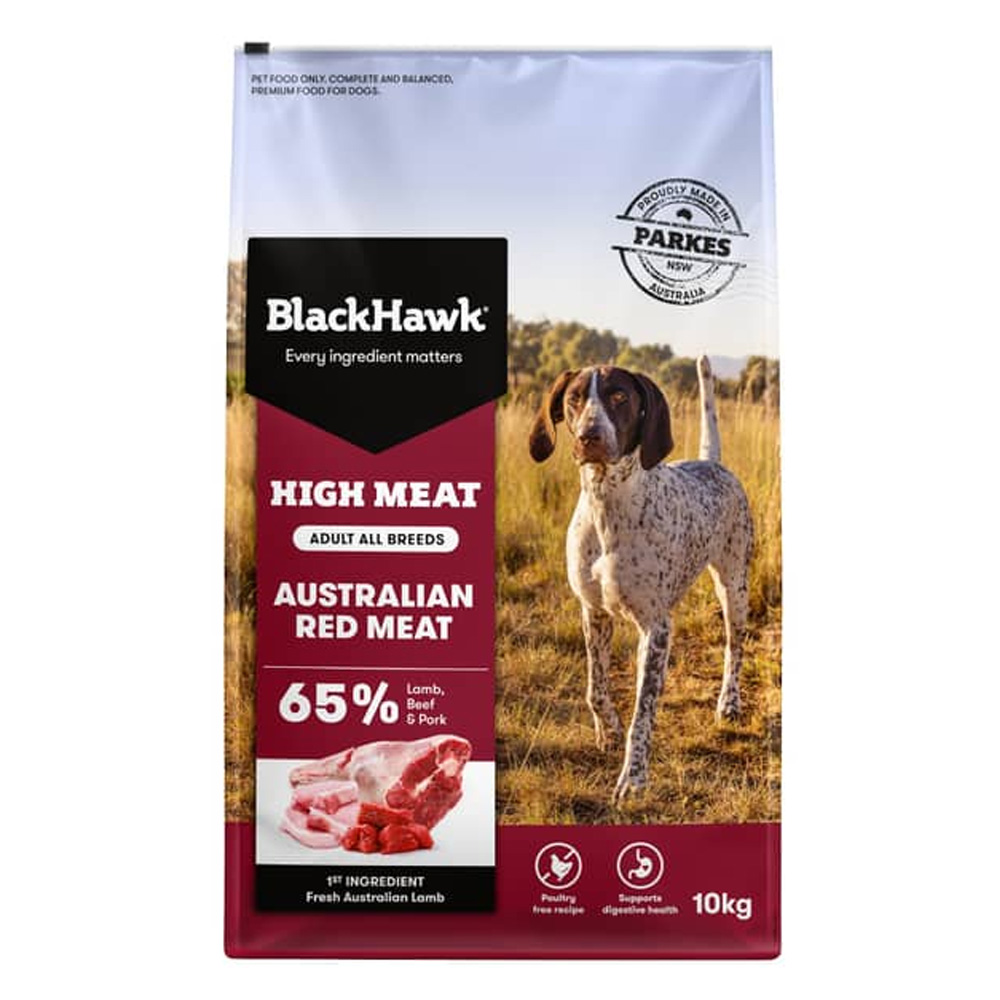 Black Hawk High Meat Adult Australian Red Meat Dry Dog Food