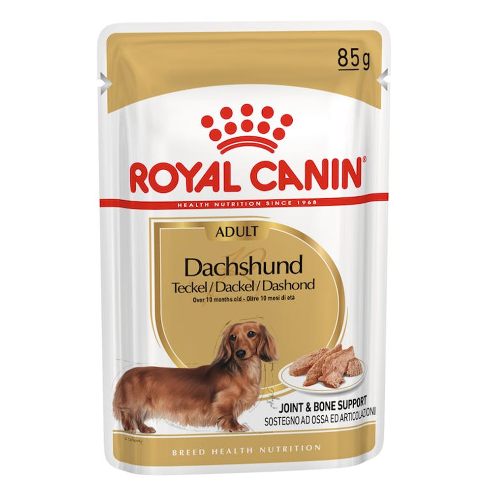Royal Canin Dachshund Adult Loaf Pouches Wet Dog Food 85Gm