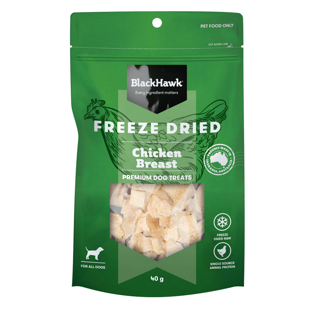 Black Hawk Freeze Dried Chicken Breast Dog Treats