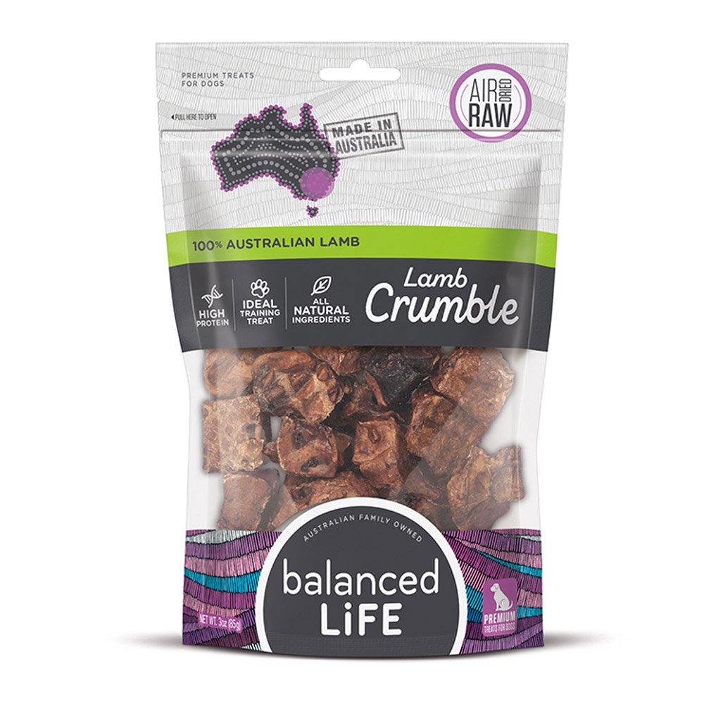 Balanced Life Lamb Crumble Dog Treats 45g