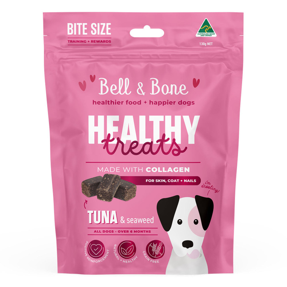 Bell and Bone Healthy Treats for Skin Coat and Nails - Tuna and Seaweed