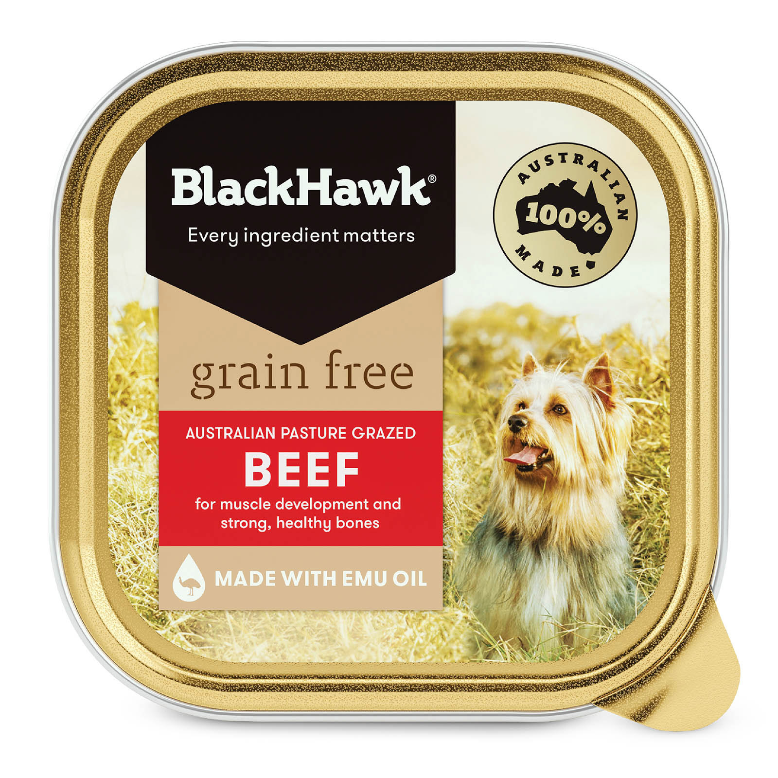 Black Hawk Grain Free Beef Adult Dog Canned Wet Food 100 gm