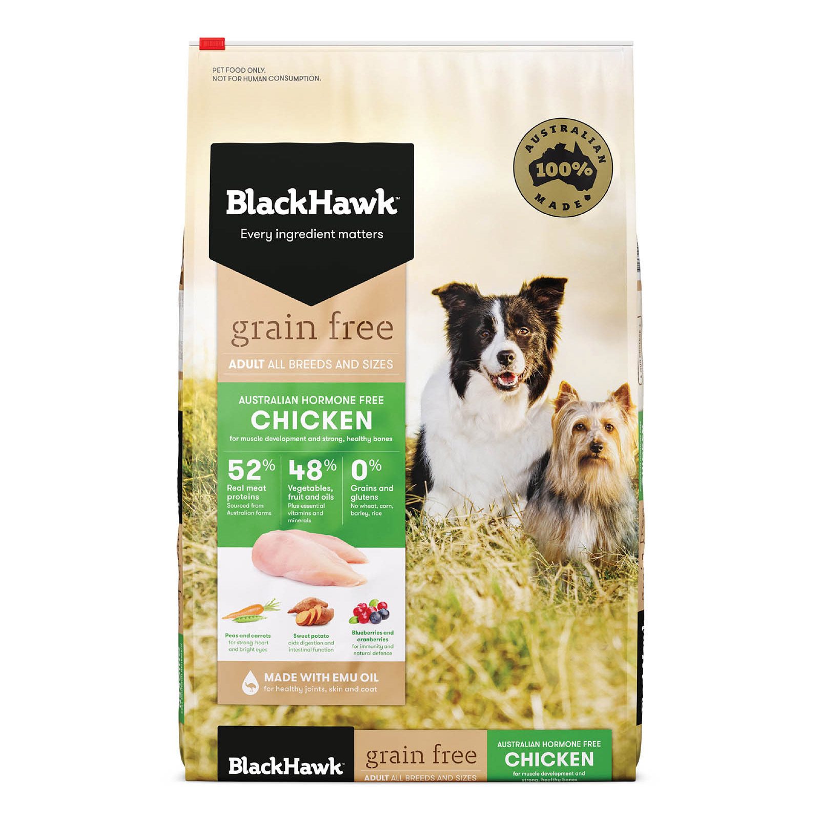 Black Hawk Grain Free Chicken Adult Dog Dry Food