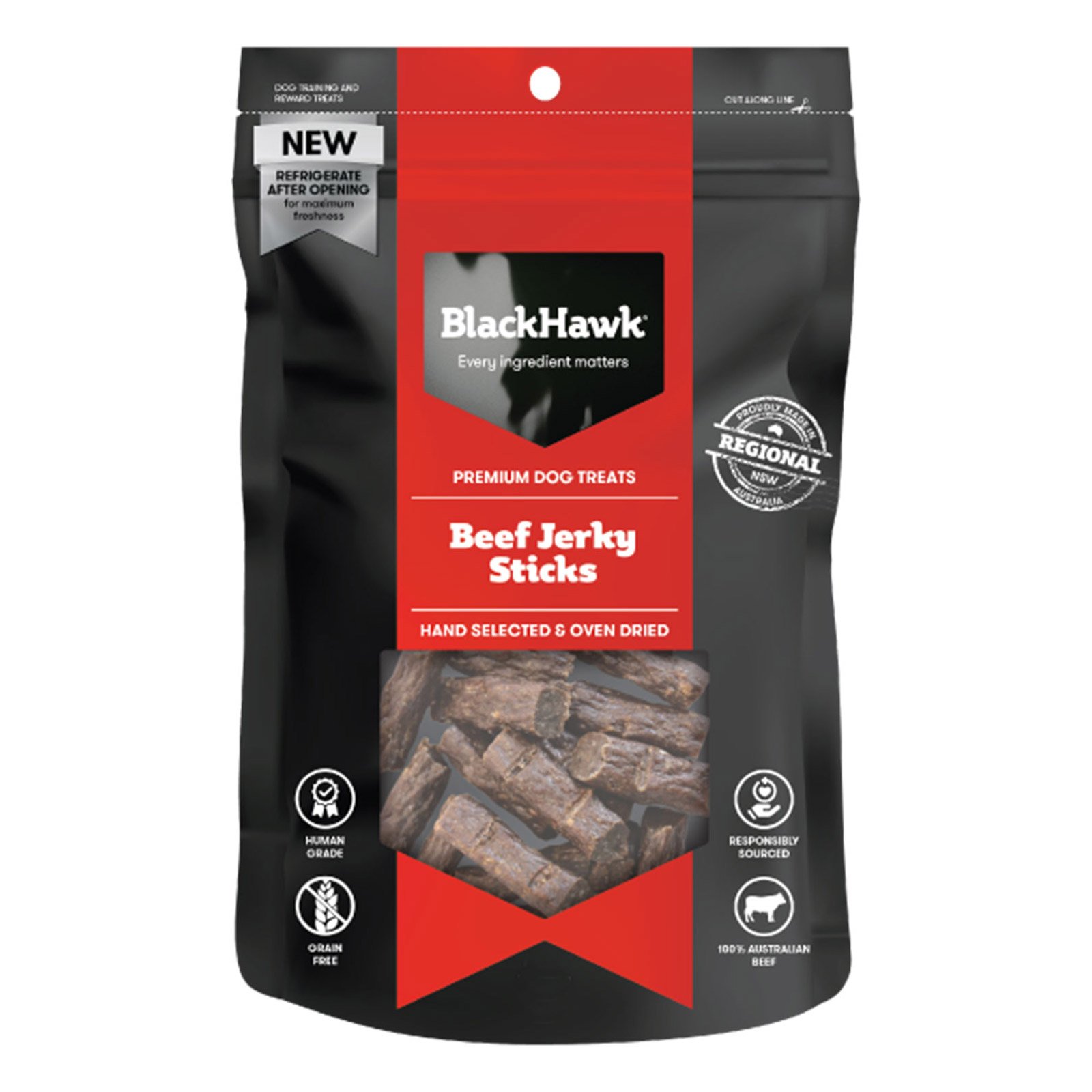 Black Hawk Dog Beef Jerky Sticks