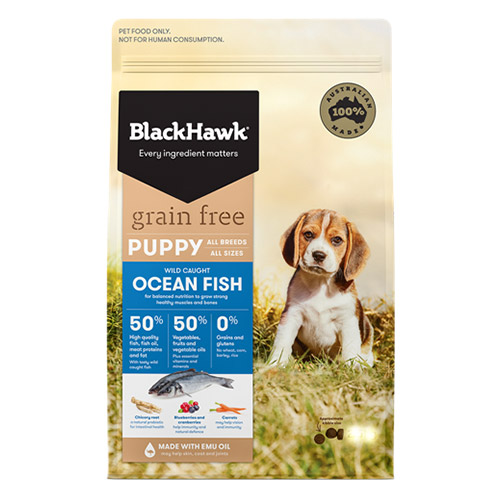 Black Hawk Grain Free Ocean Fish Puppy Dry Food