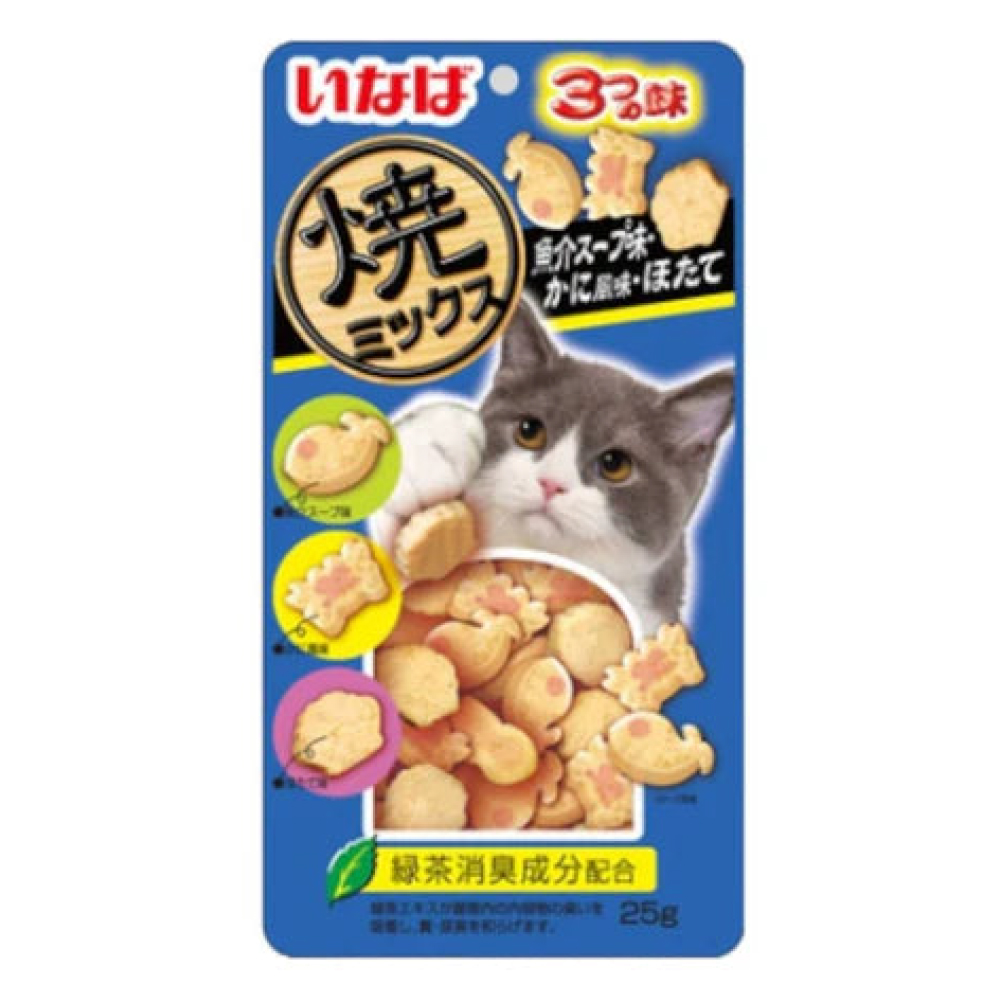 Ciao Soft Bits Mix Chicken Filet With Dried Bonito Seafood And Crab Flavor