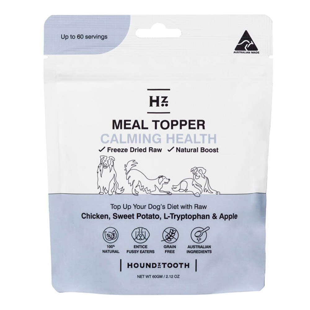 Houndztooth Calming Health Natural Raw Boost Meal Topper for Dogs