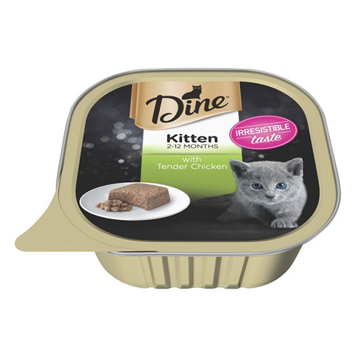 Dine Cat Kitten Tender Chicken 85g X 14 Cans