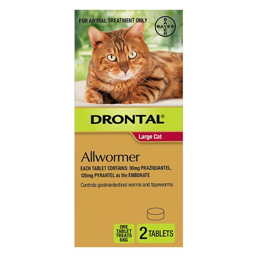 Drontal Wormers For Large Cats 6Kg