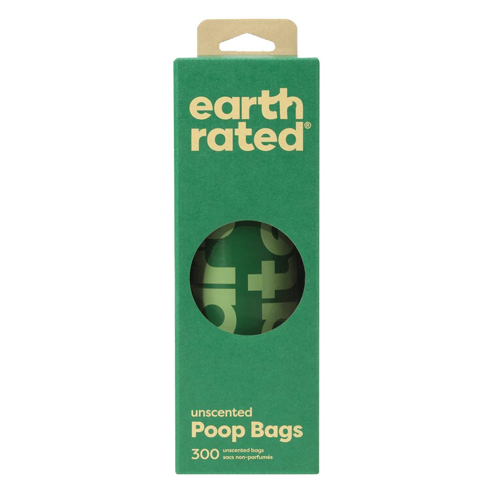 Earth Rated 300 Dog Poop Bags on Large Single Role Unscented