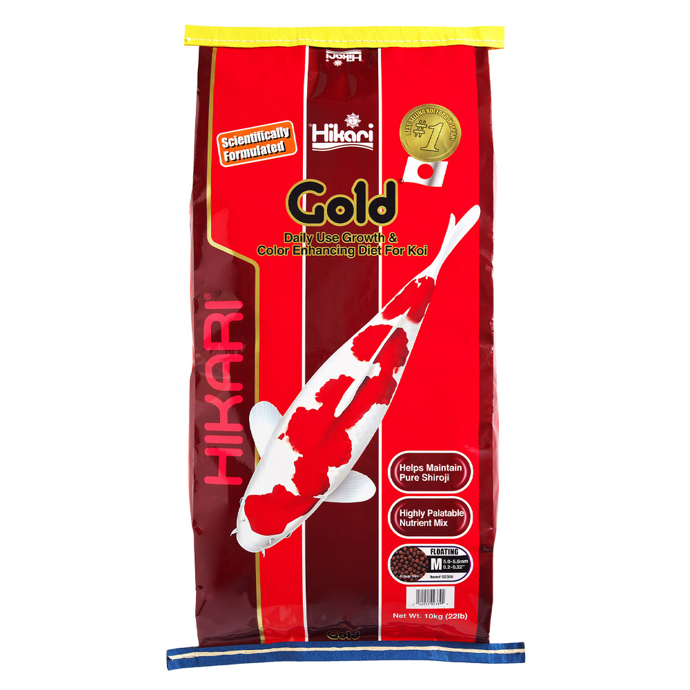 Hikari Gold Daily Use Growth & Color Enhancing Koi Fish Food Medium