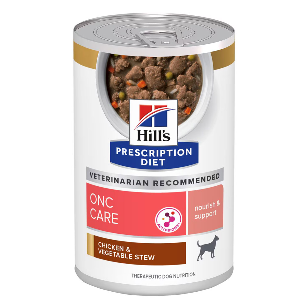 Hill's Prescription Diet ONC Care Nourish & Support Chicken & Vegetable Stew Wet Dog Food 354gm