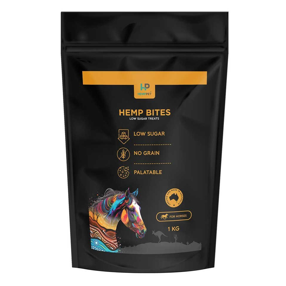 HempPet Hemp Bites Low Sugar Treats for Horses