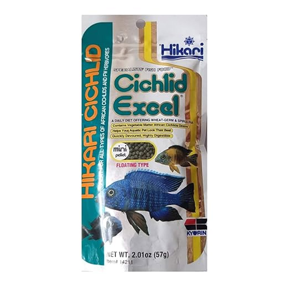 Hikari Floating Cichlid Excel Pellet Fish Food Mini