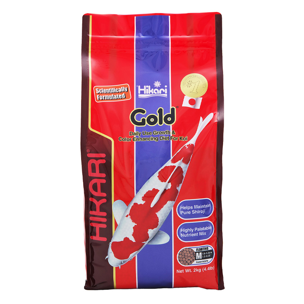 Hikari Gold Daily Use Growth & Color Enhancing Koi Fish Food Medium