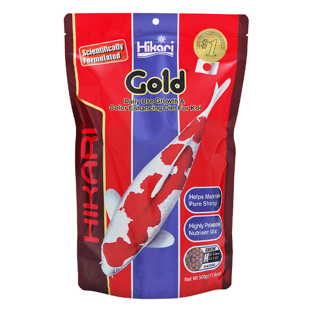 Hikari Gold Daily Use Growth & Color Enhancing Koi Fish Food Medium
