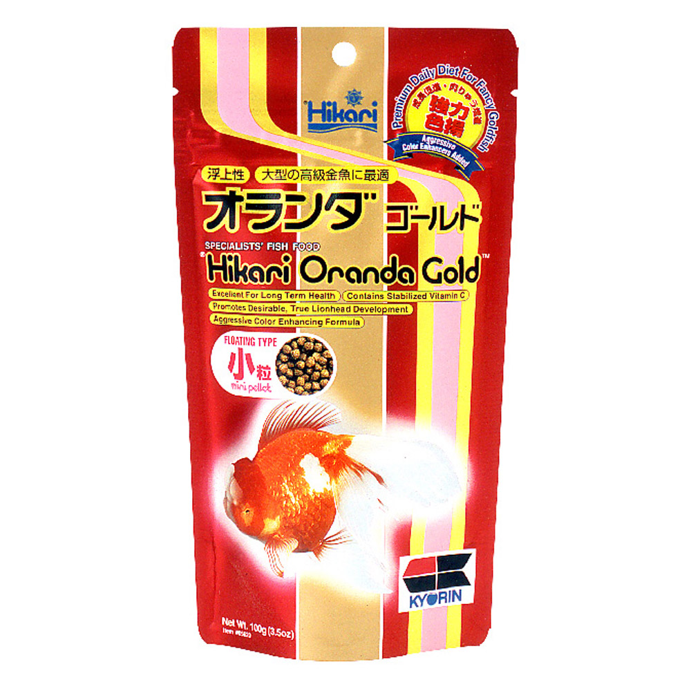 Hikari Oranda Gold Color Enhancing Fancy Fish Food Mini