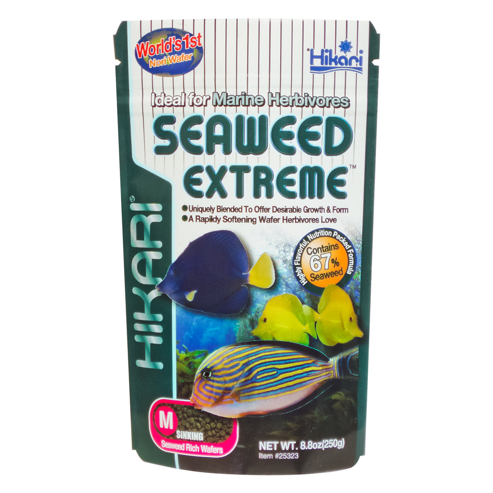 Hikari Seaweed Extreme Marine Herbivores Fish Food Medium Wafers