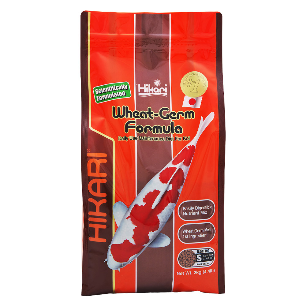 Hikari Wheat-Germ Formula Daily Use Maintenance Koi Fish Food Small