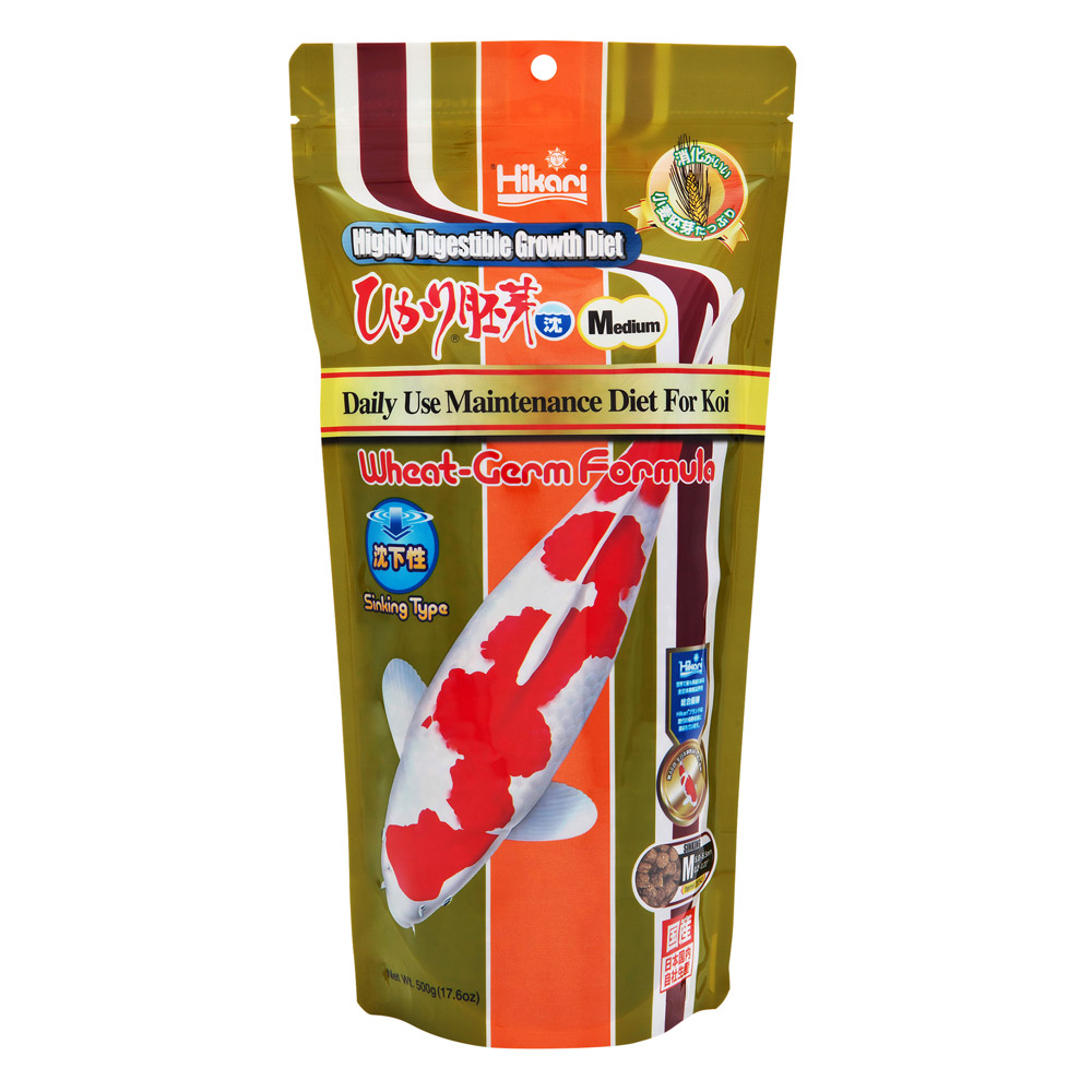 Hikari Wheat-Germ Formula Sinking Daily Maintenance Koi Fish Food Medium