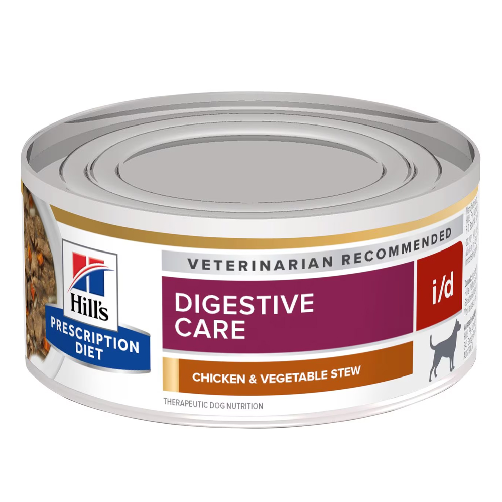 Hill's Prescription Diet Canine i/d Digestive Care Chicken & Vegetable Stew Wet Dog Food 156gm