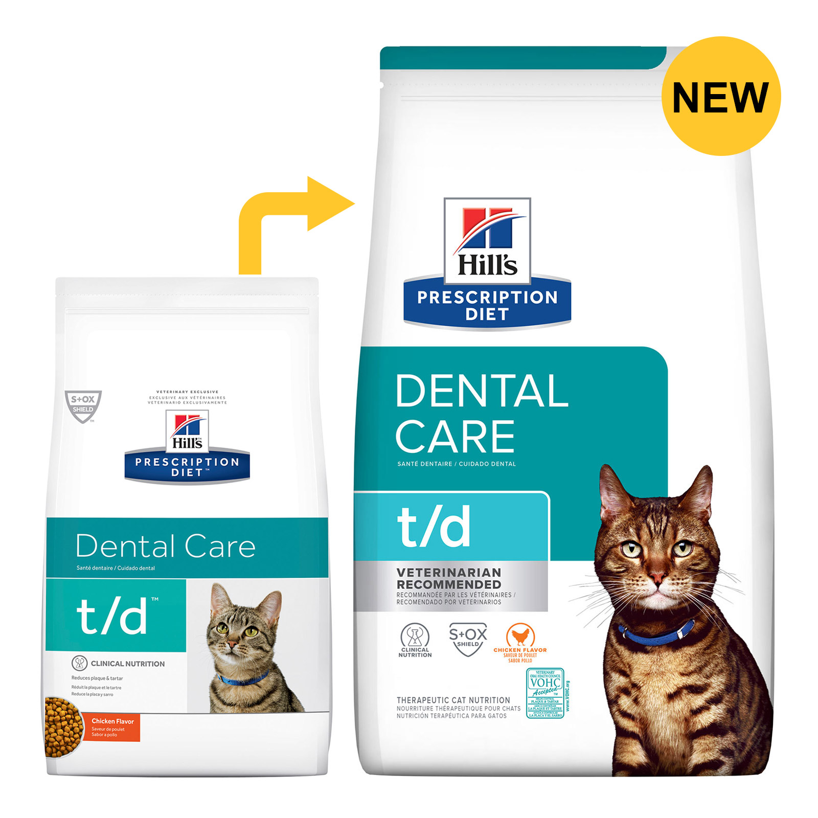 Hill's Prescription Diet t/d Dental Care Dry Cat Food
