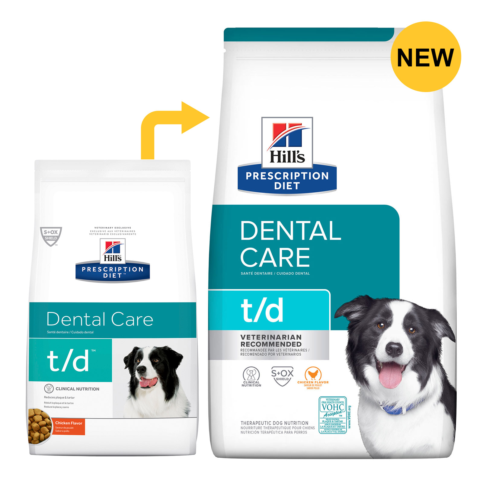Hill's Prescription Diet t/d Dental Care with Chicken Dry Dog Food