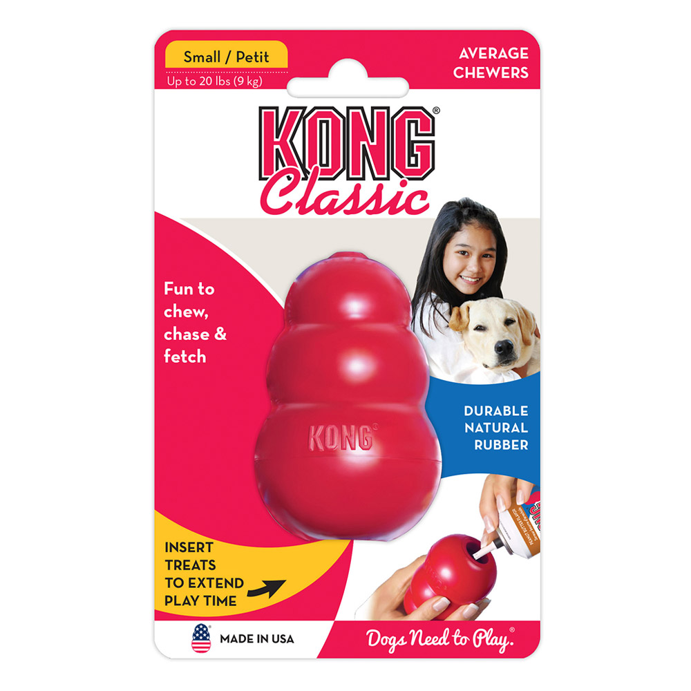 KONG Rubber Toy for Dogs Classic Red