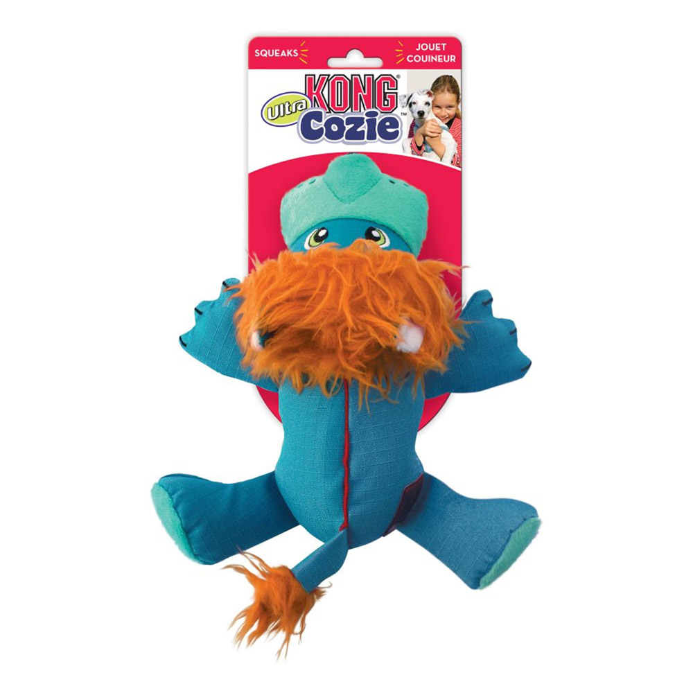 KONG Cozie Ultra Plush Squeaker Toy for Dogs Lucky Lion