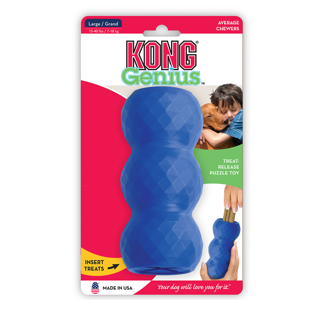 KONG Genius Treat-Release Puzzle Toy for Dogs Mike