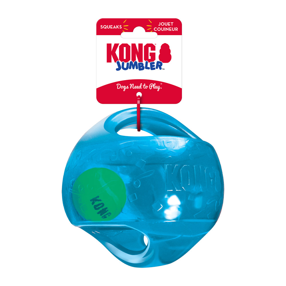 KONG Jumbler Squeaker Toy for Dogs Ball