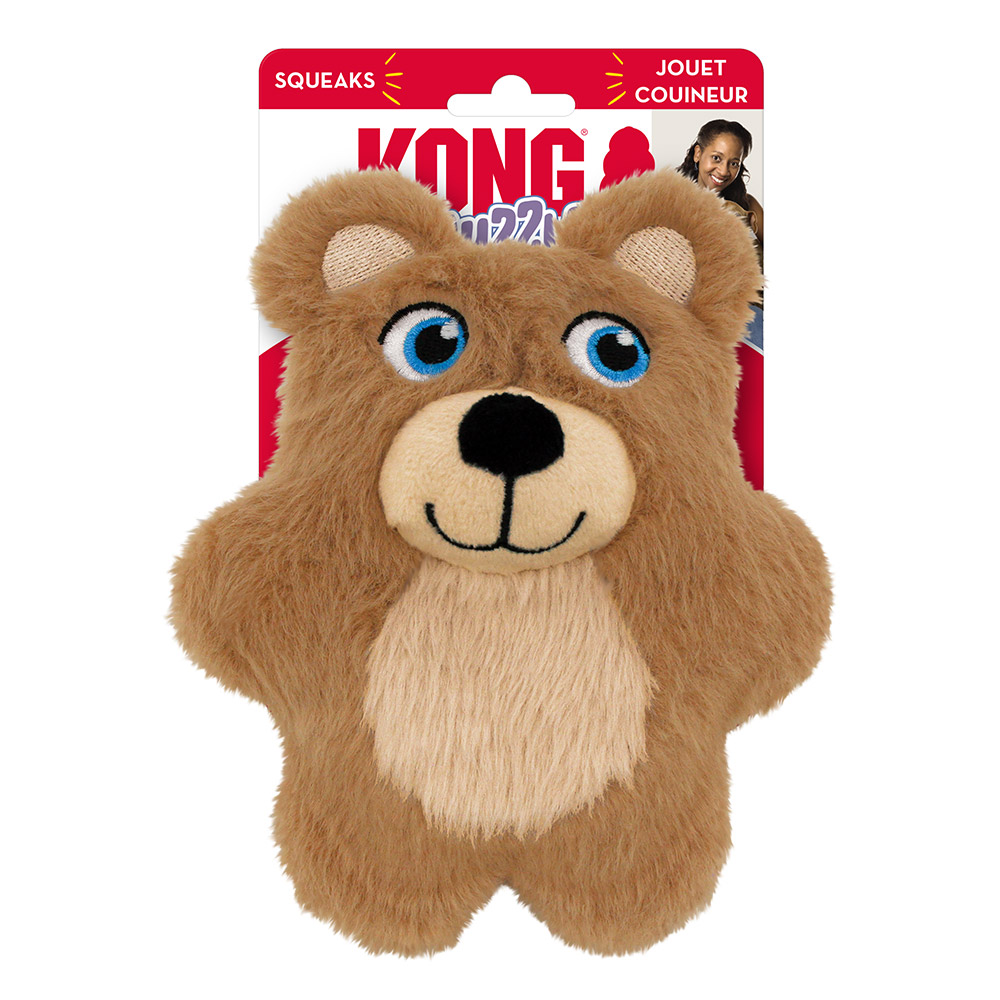 KONG Snuzzles Squeaker Toy for Dogs Bear