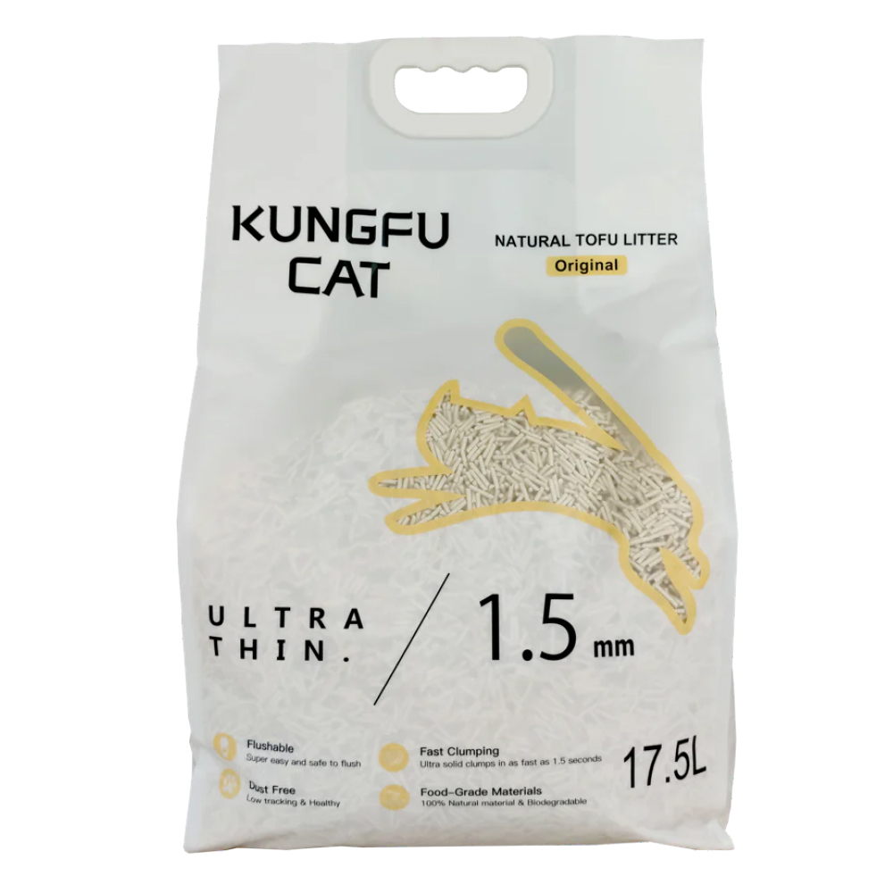 Kungfu Cat Ultra Thin Natural Tofu Litter Original