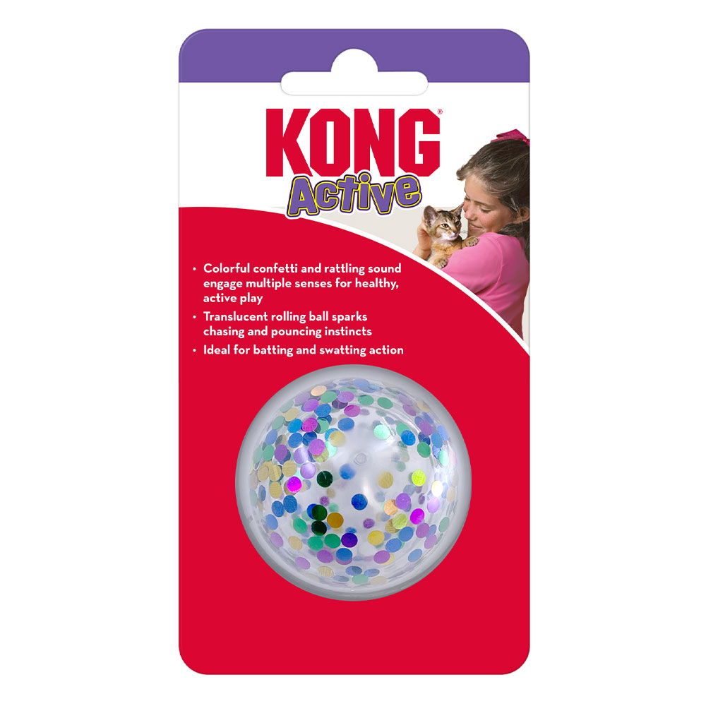 KONG Active Toy for Cats  Confetti Ball