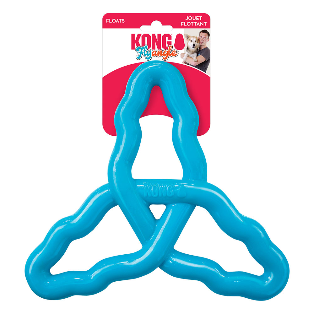 KONG Flyangle Floating Toy for Dogs Assorted Colors
