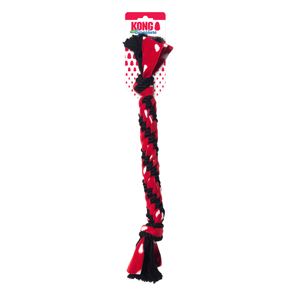 KONG Signature Rope Tug Toy for Dogs Dual Knot