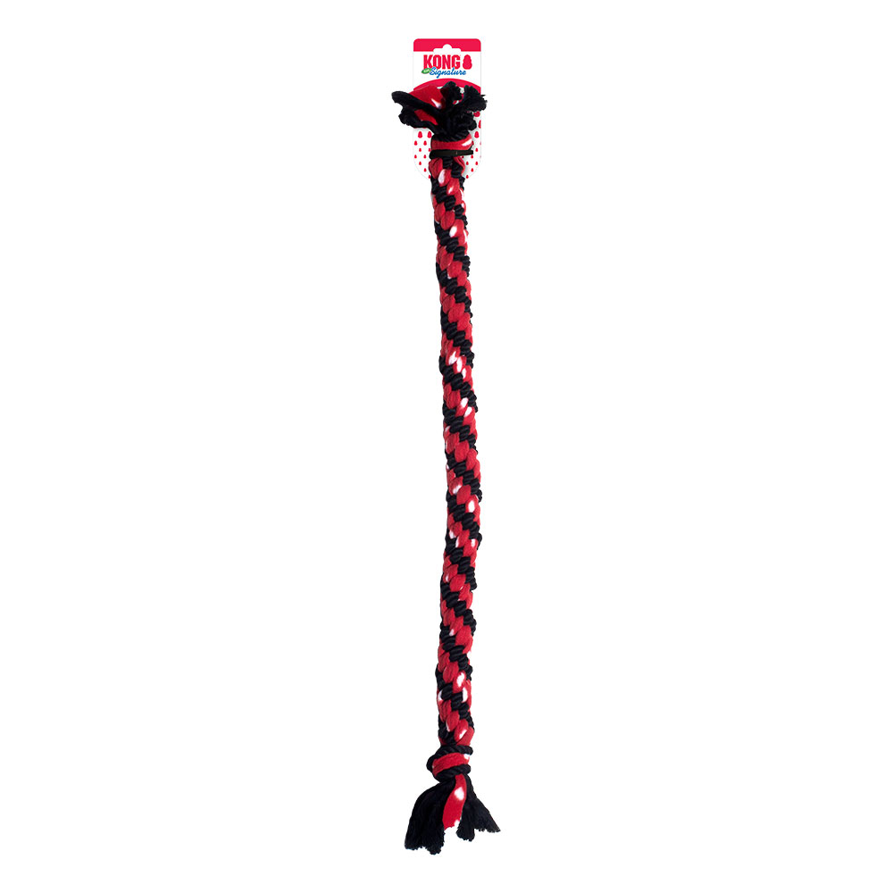 KONG Signature Rope Tug Toy for Dogs Mega Dual Knot