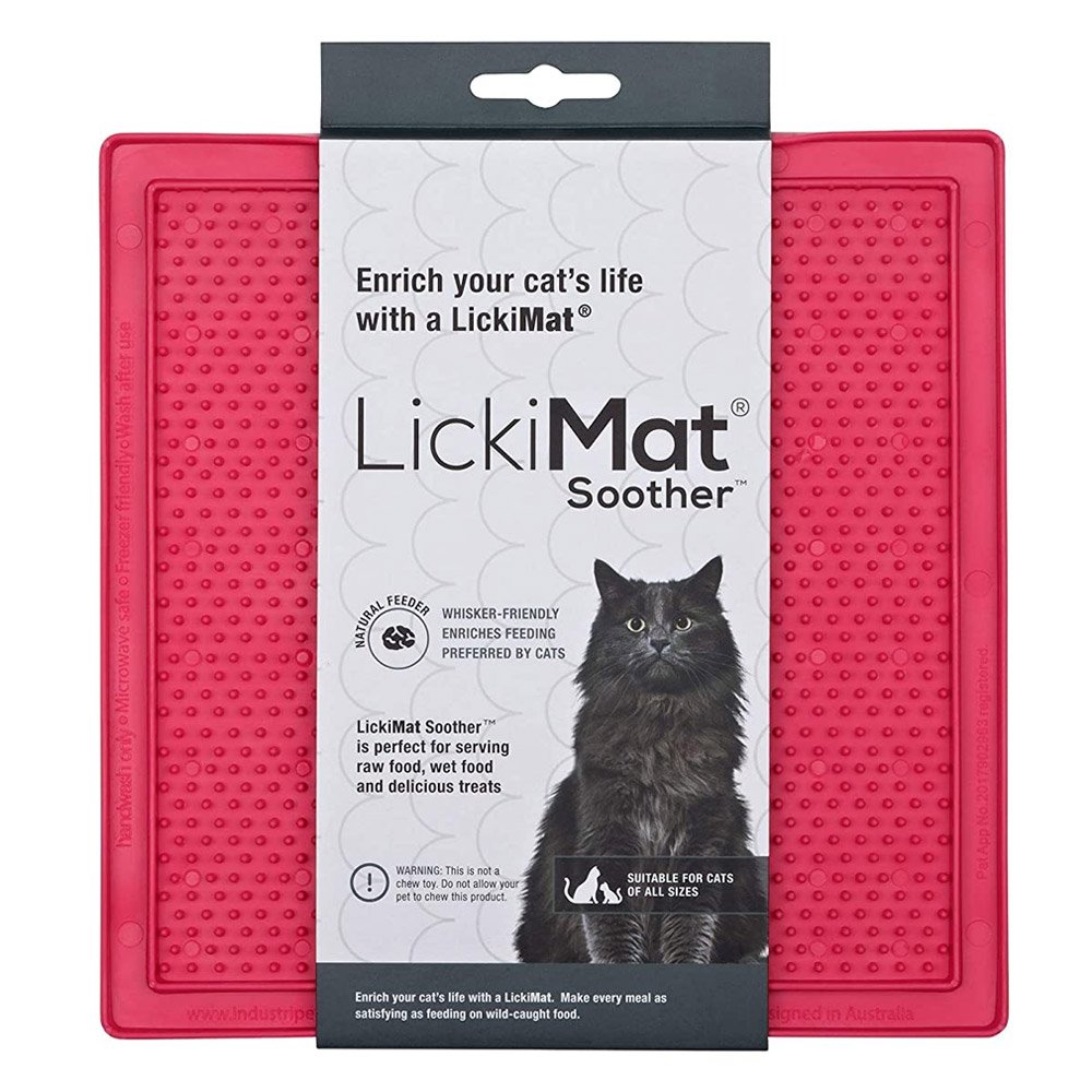 LickiMat Classic Soother Cat Pink
