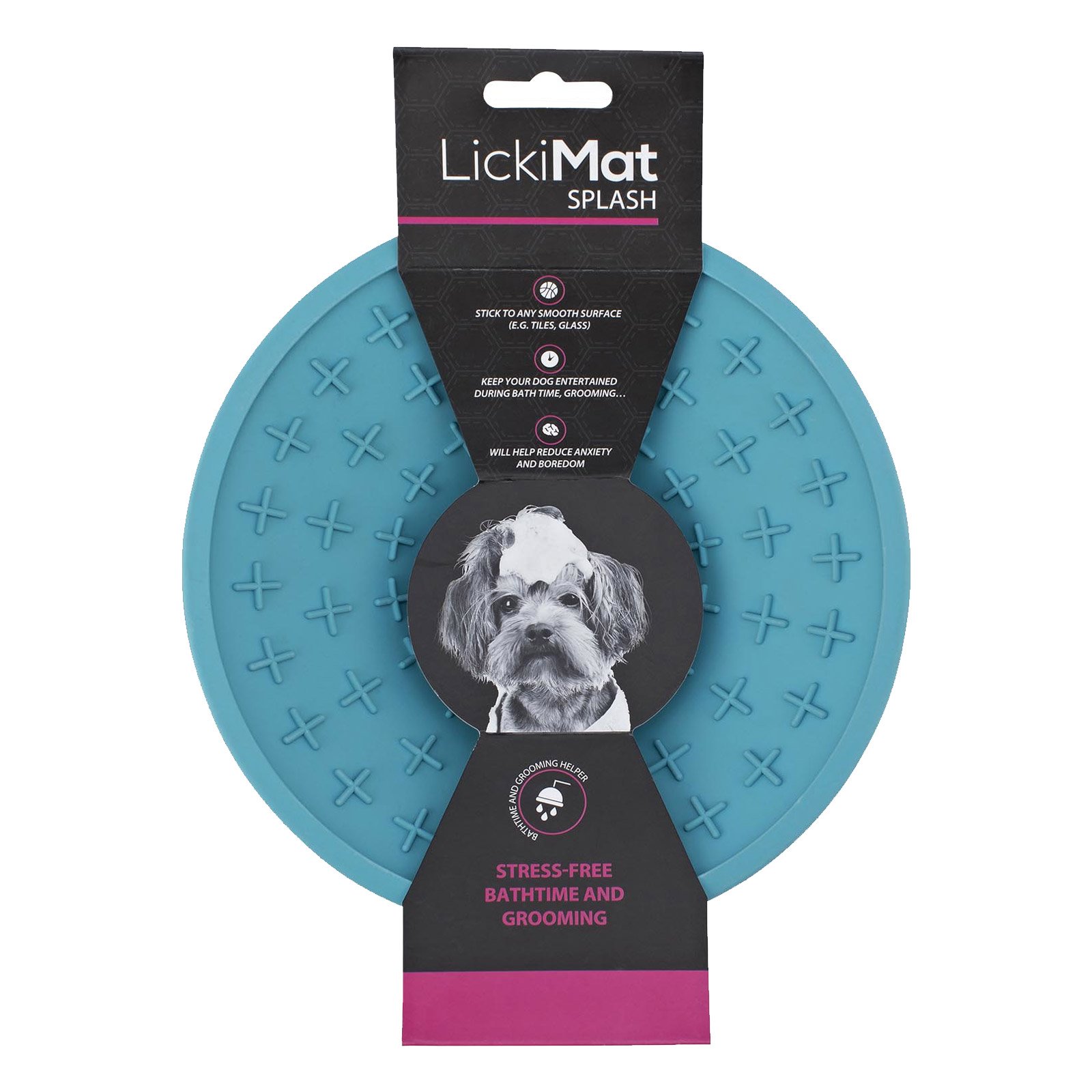 LickiMat Splash Dog Turquoise