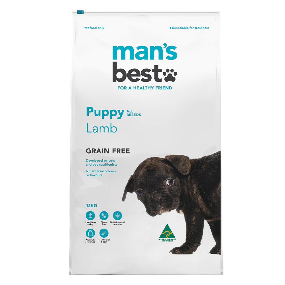 Mans Best Puppy Lamb Grain Free Dry Dog Food