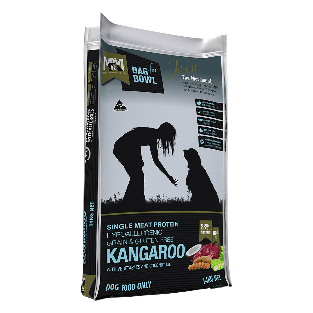 Meals for Mutts (MFM) Single Meat Protein Kangaroo with Vegetables and Coconut Oil Dry Dog Food