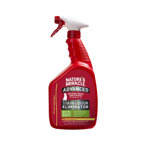 Nature's Miracle Advanced Stain & Odor Eliminator for Cats Sunny Lemon