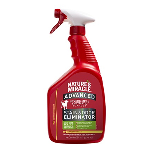 Nature's Miracle Advanced Stain & Odor Eliminator for Dogs Sunny Lemon