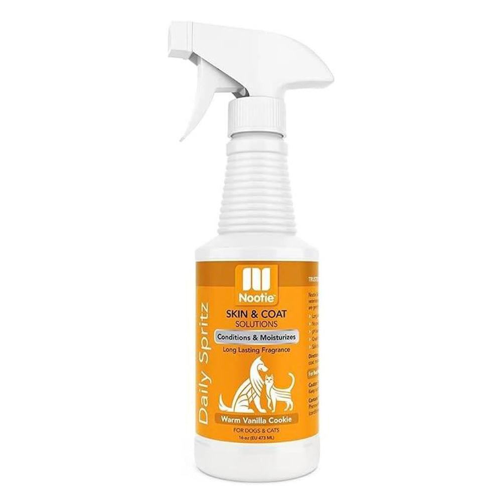 Nootie Skin & Coat Solutions Conditions & Moisturizes Daily Spritz for Dogs & Cats Warm Vanilla Cookie