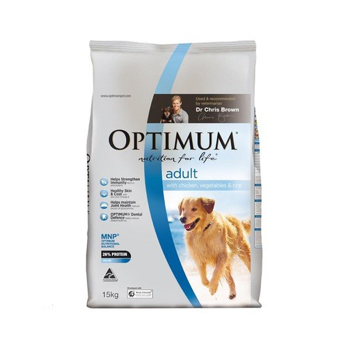 Optimum Adult Dog Food with Chicken, Vegetable & Rice