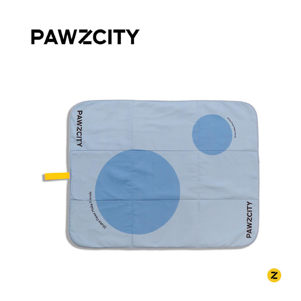 Pawzcity Waterproof Travel Mat Miami Blue