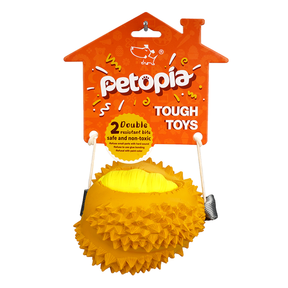 Petopia Ultra Tough Dog Toy Durable Durian Small